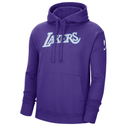 Men's - Nike Lakers Essential NBA Pullover Hoodie - Field Purple