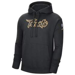 Men's - Nike Raptors Essential NBA Pullover Hoodie - Black/Yellow