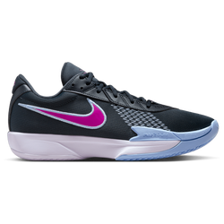 Men's - Nike Air Zoom G.T. Cut Academy - Aluminum/Dk Obsidian/Vivid Purple
