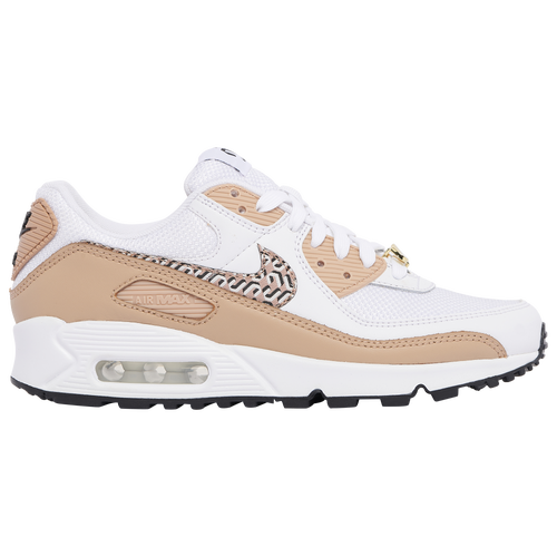 

Nike Womens Nike Air Max 90 - Womens Running Shoes White/Hemp/Black Size 9.0