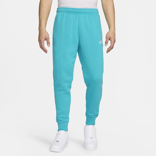Shop Nike Mens  Club Joggers In Dusty Cactus/dusty Cactus/white