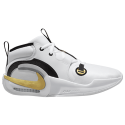 Girls' Grade School - Nike Air Zoom Crossover 2 - White/Black/Metallic Gold