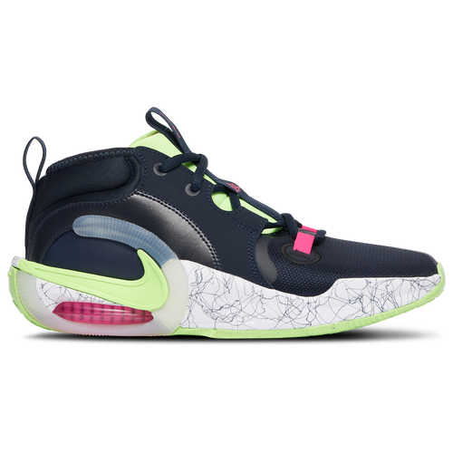 Shop Nike Girls   Air Zoom Crossover 2 In Dark Obsidian/lime Blast/white