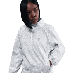 Women's - Nike Kobe Light Weight Woven Jacket - Reflective Silver/White