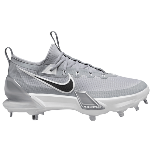 Shop Nike Mens  Force Zoom Trout 9 Elite In Wolf Grey/pewter/black