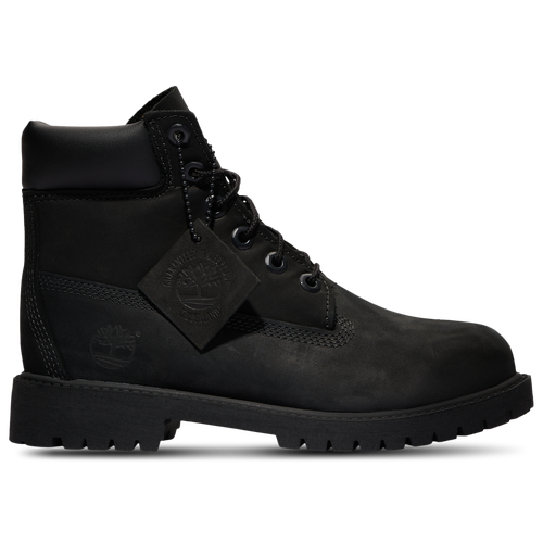 

Timberland Boys Timberland Waterproof 6" Boots - Boys' Grade School Black/Black Size 07.0