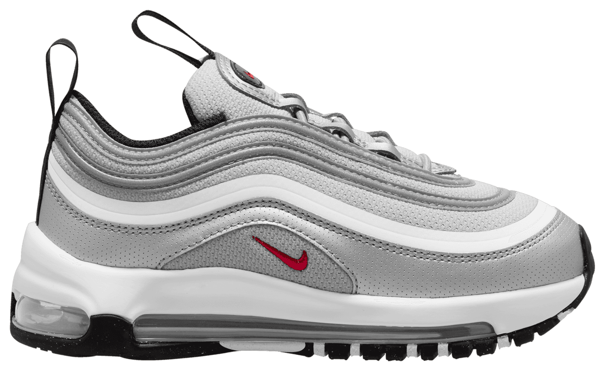 Air max 97 on sale black with white stripe