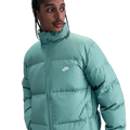 Nike SF Club 550 Puffer Jacket - Nike Mosswood Brown/Cannon White