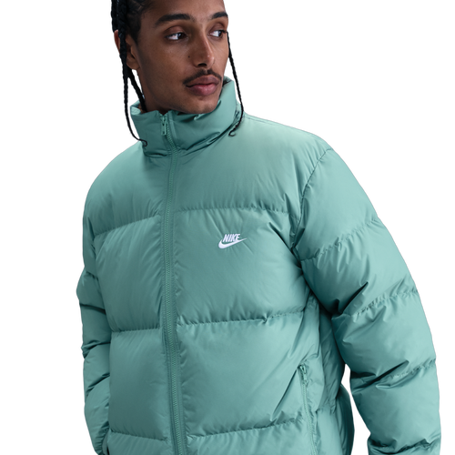  - Nike SF Club 550 Puffer Jacket - Mosswood Brown/Cannon White