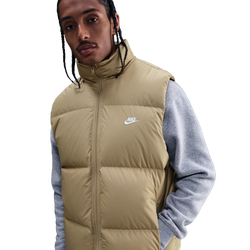 Men's - Nike Club Puffer Vest 550 - Parachute Beige/White