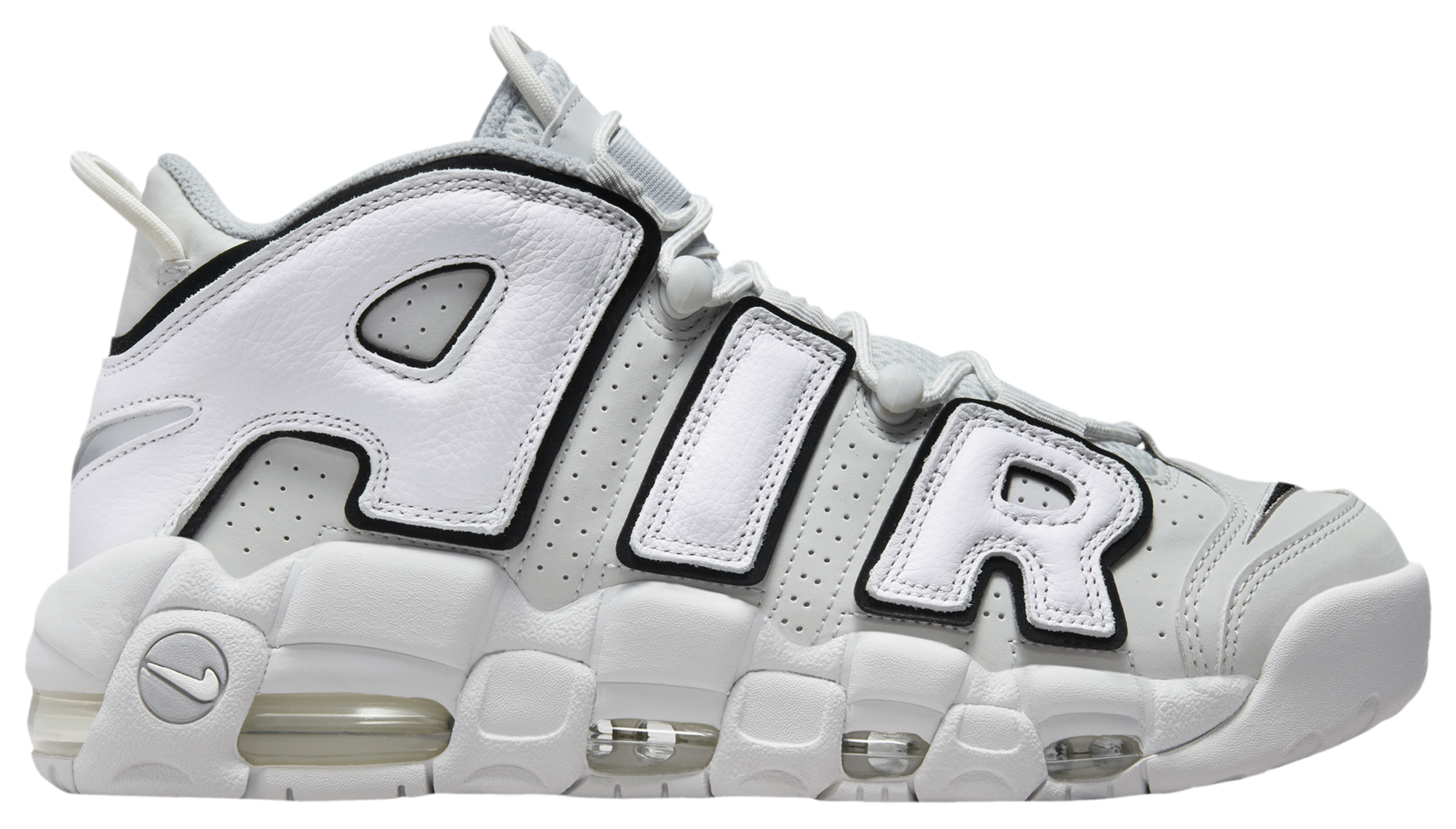 Nike uptempo white blue