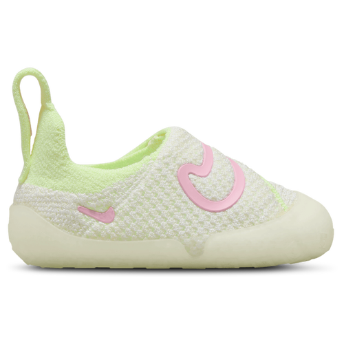 

Girls Nike Nike Swoosh 1 - Girls' Toddler Shoe Coconut Milk/Pink Rise/White Size 07.0