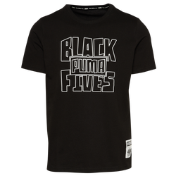 Men's - PUMA Black Fives Barnstorming T-Shirt - Black/White