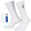 Nike Everyday Plush Cushioned Crew Socks - Men's White/Royal/Red