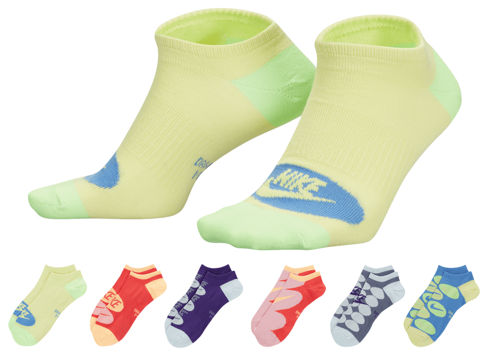 Nike Everyday Lightweight No Show 6 Pack Socks