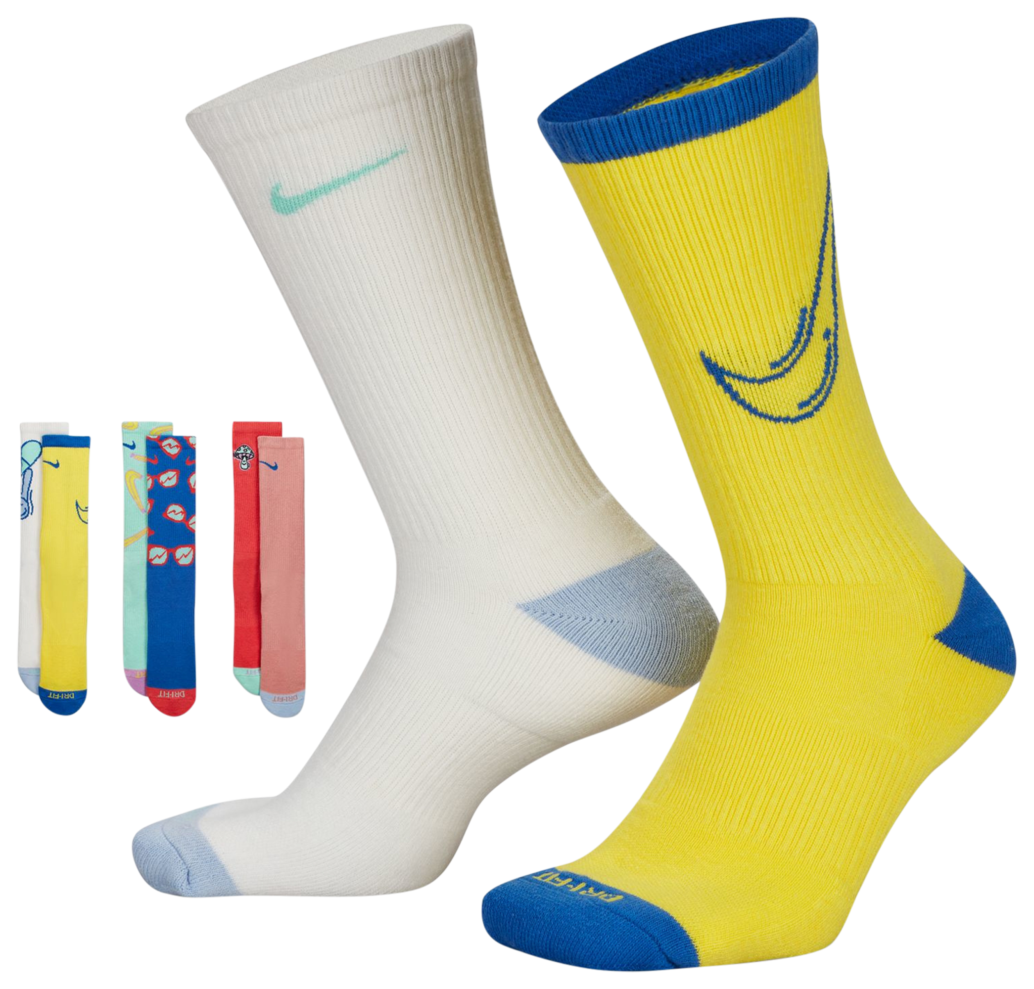 Nike Everyday 3 Pack Cushioned Crew Socks - Men's