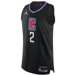 Men's - Nike Clippers Authentic Statement Jersey 21 - Black/White