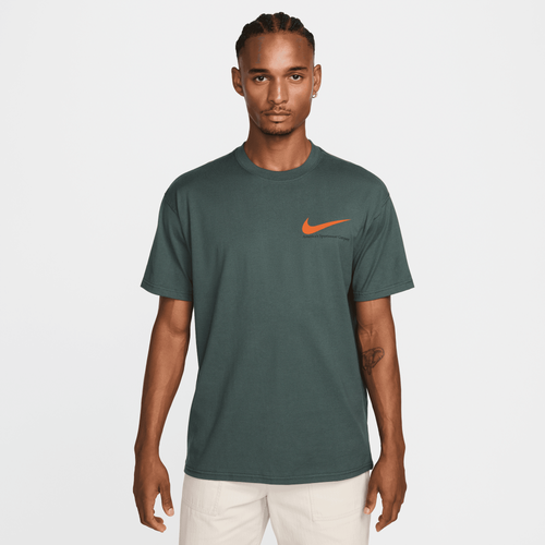 

Nike Mens Nike Max90 Short Sleeve Van Life T-Shirt - Mens Vintage Green/Orange/Vintage Green Size XXL