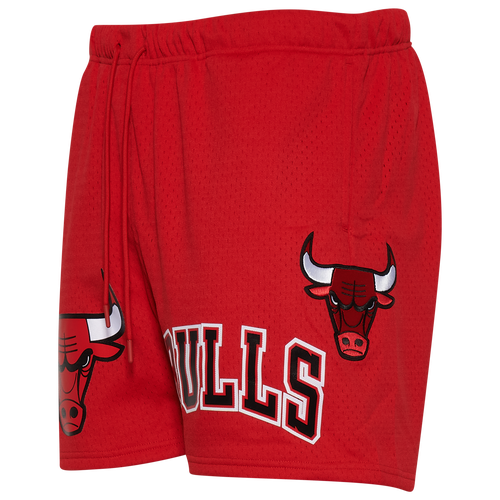 

Pro Standard Mens Chicago Bulls Pro Standard Bulls NBA Button Up Mesh Shorts - Mens Red/Red Size M