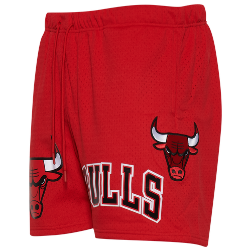 

Pro Standard Mens Chicago Bulls Pro Standard Bulls NBA Button Up Mesh Shorts - Mens Red/Red Size XL