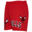 Pro Standard Bulls NBA Button Up Mesh Shorts - Men's Red/Red