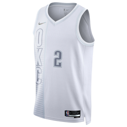 Men's - Nike Thunder Moment Swingman Jersey - White/Silver