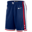 Nike Nets NBA Swingman Shorts 21 - Men's Blue/White/Red