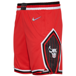Men's - Nike Bulls NBA Swingman Shorts 21 - Red/Black/White