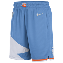 Men's - Nike Clippers NBA Swingman Shorts 21 - Blue/White