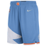 Nike Clippers NBA Swingman Shorts 21 - Men's Blue/White