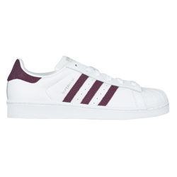 Women's - adidas Originals Superstar - White/Red Night/Silver Metallic