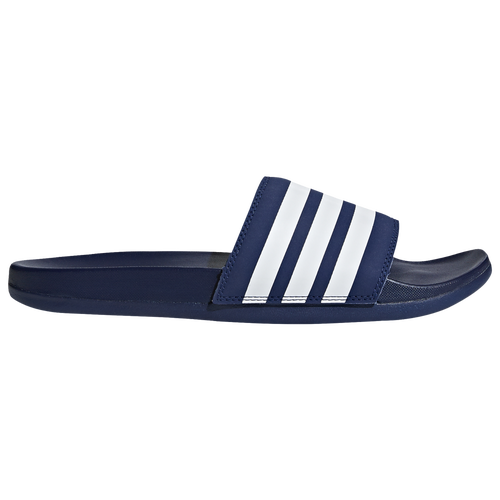 

adidas Mens adidas Adilette Comfort Slides - Mens Shoes Dark Blue/White/Dark Blue Size 8.0