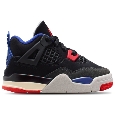 Jordan Toddler Retro 4 - BLACK/FIRE RED/DEEP ROYAL BLUE