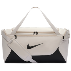 Adult - Nike Brasilia Small Duffel - Light Bone/Black/Black