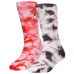 Boys' Preschool - Jordan 2 Pack Crew Sock - Red/Red