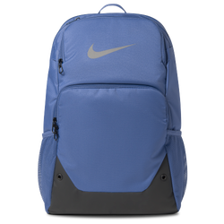 Adult - Nike Brasilia XL Backpack X - Reflective Silver/Indigo Storm/Black