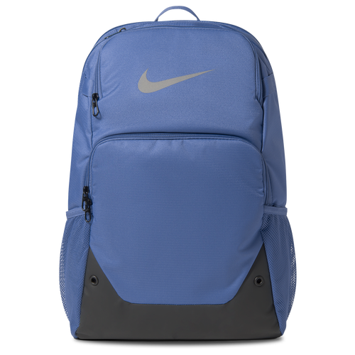 ADULT - Nike Brasilia XL Backpack X - Reflective Silver/Indigo Storm Black