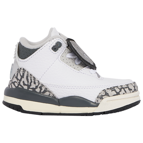 

Jordan Boys Jordan Retro 3 - Boys' Toddler Basketball Shoes Grey/White/Black Size 6.0