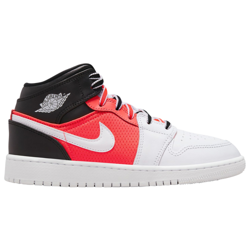 

Jordan Boys Jordan Air Jordan 1 Mid SE HAA - Boys' Grade School Basketball Shoes Black/White/Infrared 23 Size 6.5