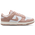 Nike Dunk Low - Women's Particle Pink/White/Metallic Silver
