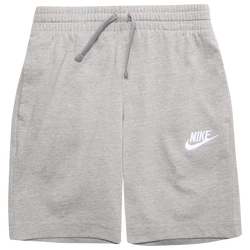 Boys' Toddler - Nike Club Jersey Shorts - Gray/White