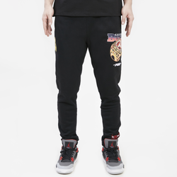Men's - Pro Standard Bulls Champ Ring Joggers - Black/Black