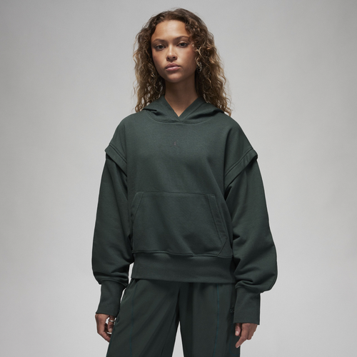 

Womens Nike Nike Sport Fleece Top - Womens Midnight Green/Black Size S