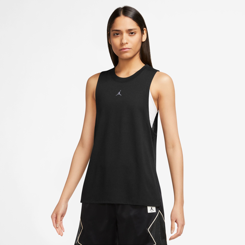 

Jordan Womens Jordan Sport Diamond Tank - Womens Stealth/Black Size XS