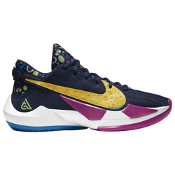 Men's - Nike Zoom Freak 2 - Navy/Green/Pink