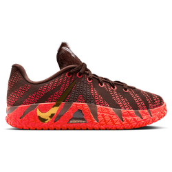 Boys' Grade School - Nike JA 3 CNY - Light Chocolate/Metallic Gold/Bright Crimson