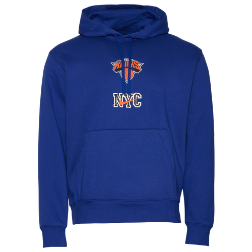 

Nike Mens Nike Knicks Club Hoodie Pullover CE - Mens Blue/Blue Size S