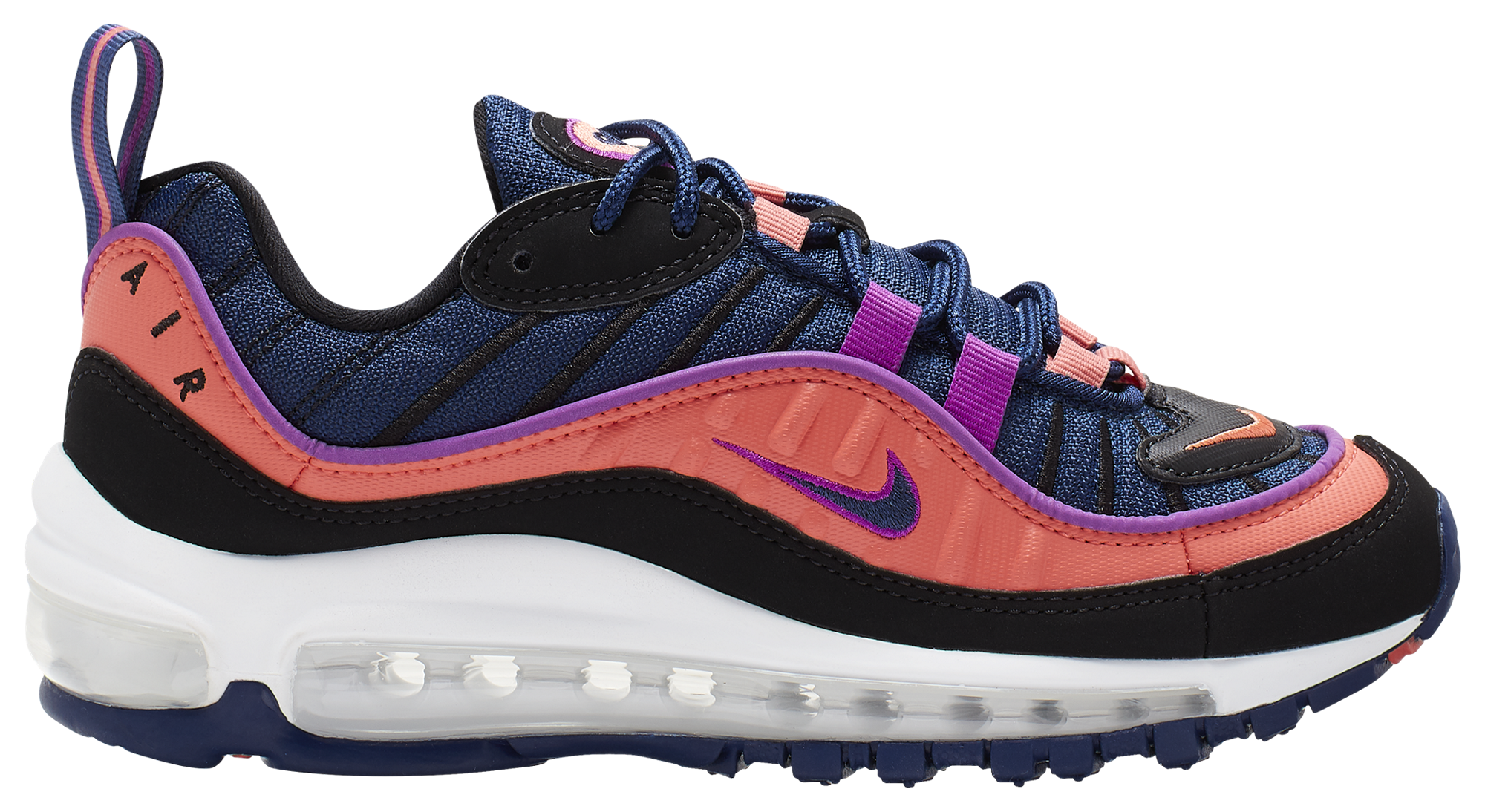 air max 98 orange purple teal