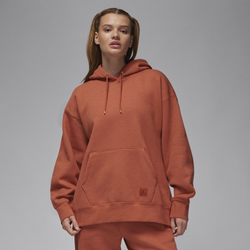Women's - Jordan Flight Fleece Pullover - Dusty Peach/Heather