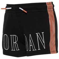 Girls' Preschool - Jordan Satin Shorts - Black